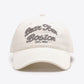 Embroidered Graphic Adjustable Baseball Cap
