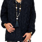 Cable-Knit Hooded Sweater