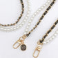 Pearl PU Crossbody Chain