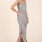 Mittoshop Striped Scoop Neck Sleeveless Maxi Dress