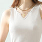 Ninexis Notched Rib Knit Tank