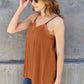 Basic Bae Full Size Lace Trim V-Neck Cami